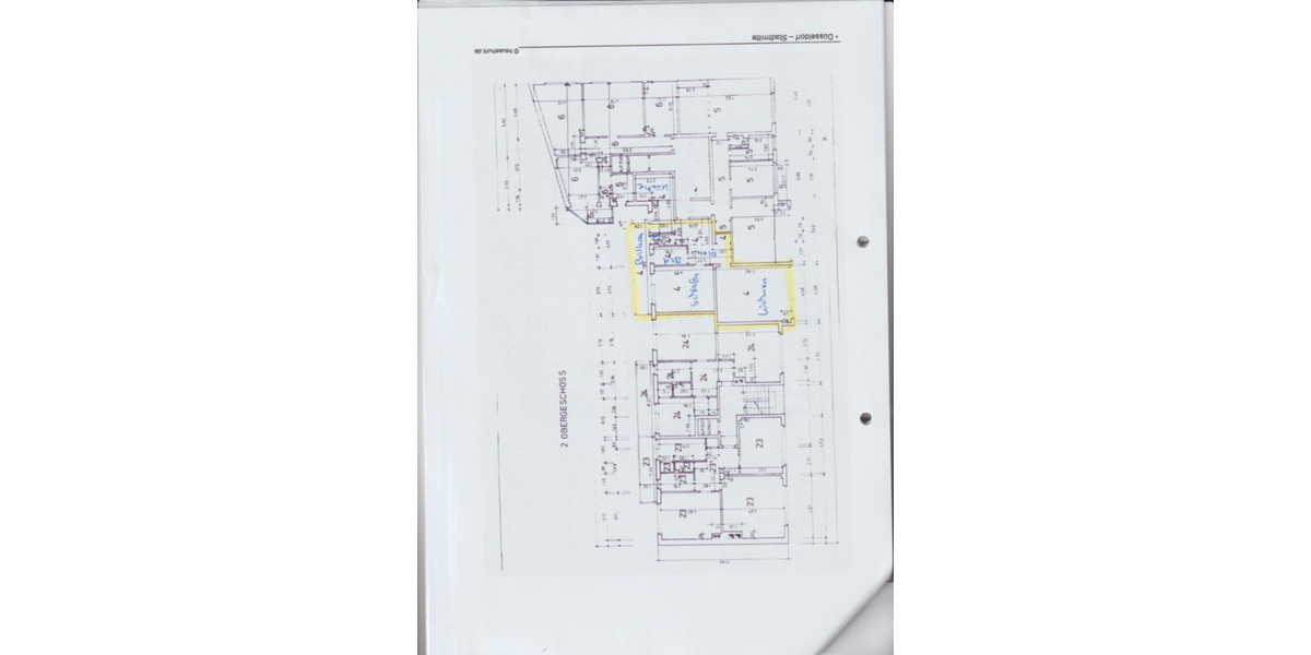 Etagenwohnung Düsseldorf Pempelfort - 2.5 Zimmer, 80 m&sup2;, 1.040&euro; | Angebot:24870040